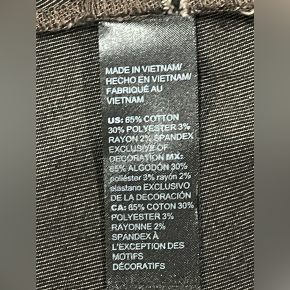 White House Black Market Womens Tiger Print Denim Jacket Snap Closure Size 2 - Picture 7 of 8